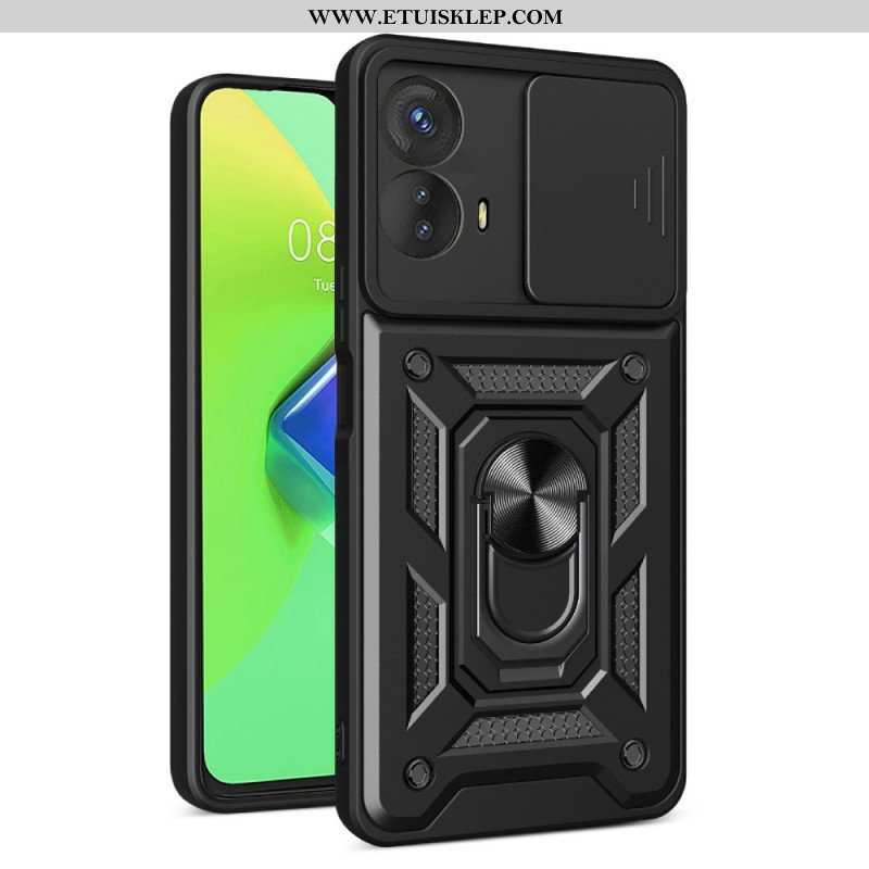 Etui do Moto G73 5G Pierścień-wspornik I Osłona Obiektywu